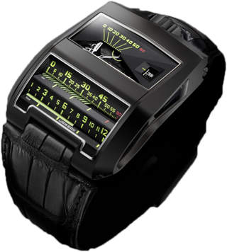 Fake Urwerk LAB Black Cobra UR-CC1 AlTiN watch